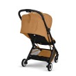 CYBEX Orfeo wózek spacerowy w kolorze Cinnamon Yellow- widok na oparcie z tyłu wózka