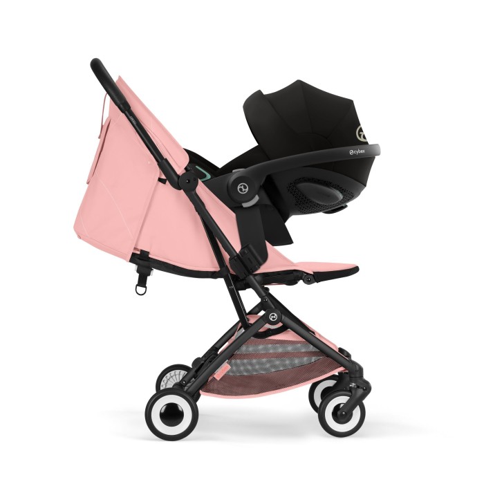 CYBEX Orfeo wózek spacerowy w kolorze Candy Pink- wózek z zapietym fotelikiem