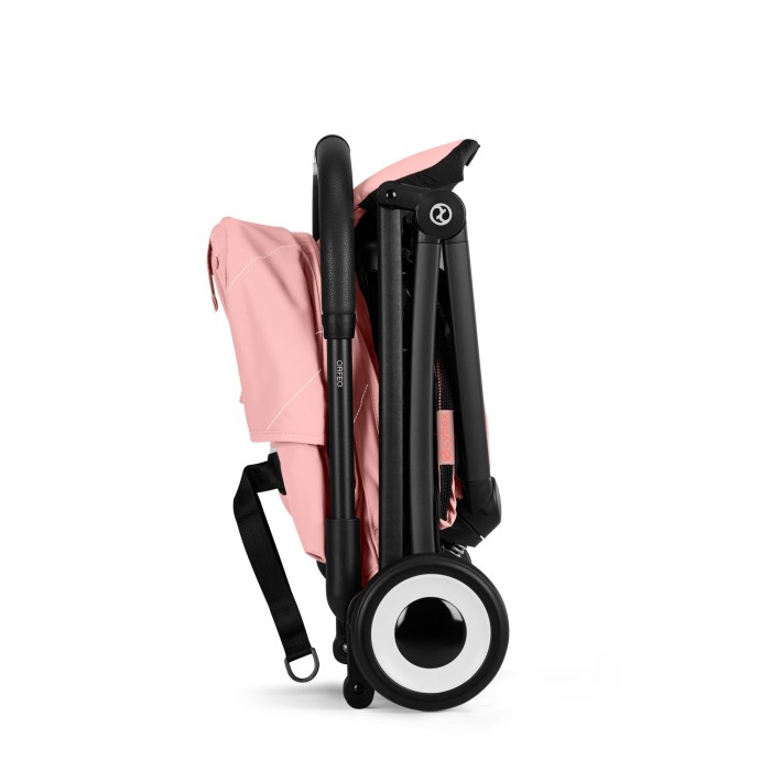 CYBEX Orfeo wózek spacerowy w kolorze Candy Pink- widok złożonego wózka z boku