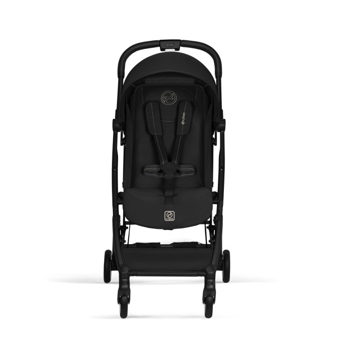 CYBEX Orfeo wózek spacerowy w kolorze Magic Black - widok na siedzisko z pasami