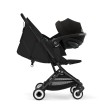 CYBEX Orfeo wózek spacerowy w kolorze Magic Black - wózek z zapietym fotelikiem