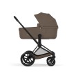 Cybex Priam 5 kolor Comfort Coconut Brown wózek z gondolą - widok z boku