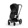 Cybex Priam 5 kolor Sepia Black / Matt Black wózek spacerowy przodem po skosie