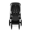 Cybex Priam 5 kolor Sepia Black / Matt Black wózek spacerowy widok na siedzisko od frontu