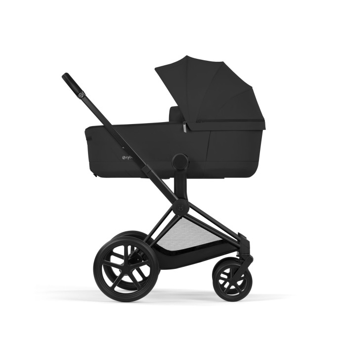 Cybex Priam 5 kolor Sepia Black / Matt Black wózek z gondolą - widok z boku
