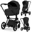 Cybex Priam 5 kolor Sepia Black / Matt Black wózek 2w1 z gondolą i spacerówką
