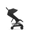 Cybex Coya kolor Comfort Sepia Black - wózek spacerowy widok z oparciem w pozycji pionowej