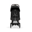 Cybex Coya kolor Comfort Sepia Black / Rosegold - wózek spacerowy widok od frontu na siedzisko