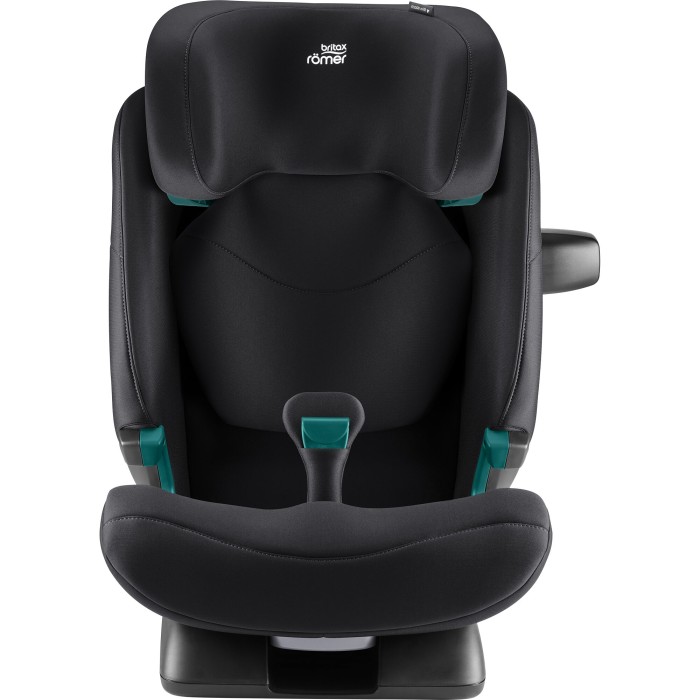 Britax Romer Safefix kolor Deep Black fotelika dla starszaka - zdjęcie od frontu