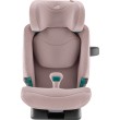 Britax Romer Safefix kolor Dusty Rose fotelika dla starszaka - zdjęcie od frontu z zagłówkiem w środkowej wysokości