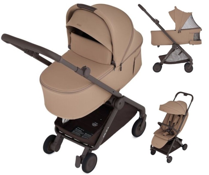 ANEX AIR Q kompaktowy wózek 2w1 | Karamell