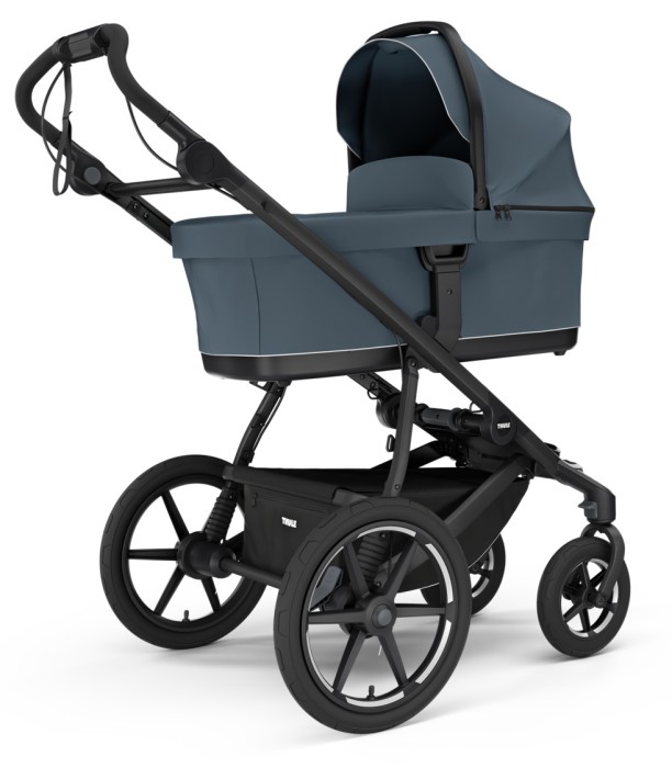 thule urban glide 4 - wersja głęboka - kolor dark slate - widok pod skosem