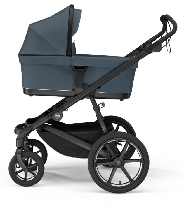 thule urban glide 4 - wersja głęboka - kolor dark slate - widok od boku