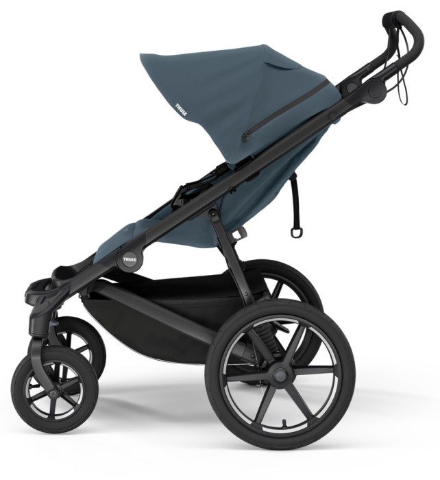thule urban glide 4 - wersja spacerowa - kolor dark slate - widok od boku