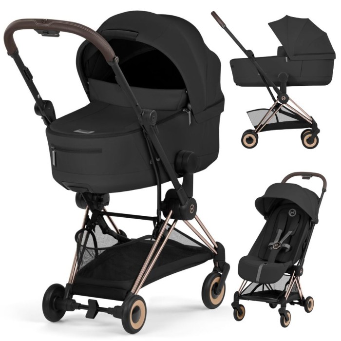 CYBEX COYA 2.0 wózek 2w1 ze składaną gondolą | Comfort Sepia Black