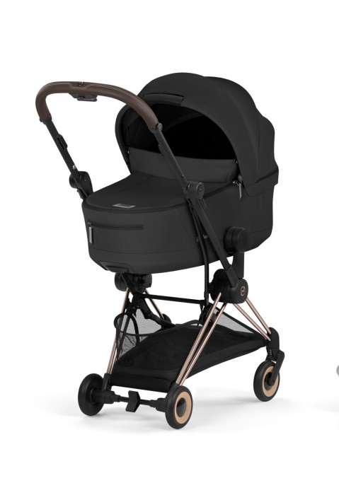 Cybex Coya 2.0 Comfort Sepia Black - stelaż ze składaną gondolą