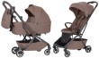 carrello magia 2w1 - wózek głęboko-spacerowy - kolor glace pink - widok od boku