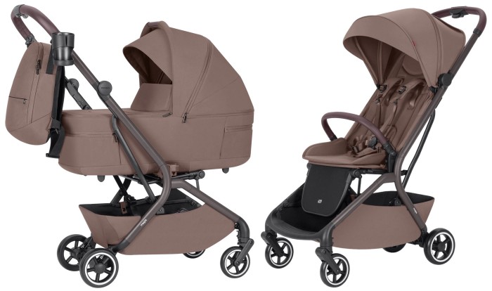 CARRELLO MAGIA wózek głęboko-spacerowy | Glace Pink