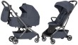 carrello magia 2w1 - wózek głęboko-spacerowy - kolor elm grey - widok od boku