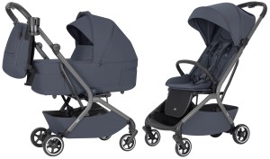 CARRELLO MAGIA wózek głęboko-spacerowy | Elm Grey