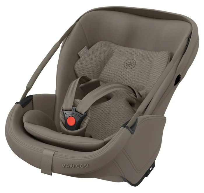 moduł wewnętrzny fotelika maxi-cosi coral slide pro - kolor oak truffle - widok pod skosem