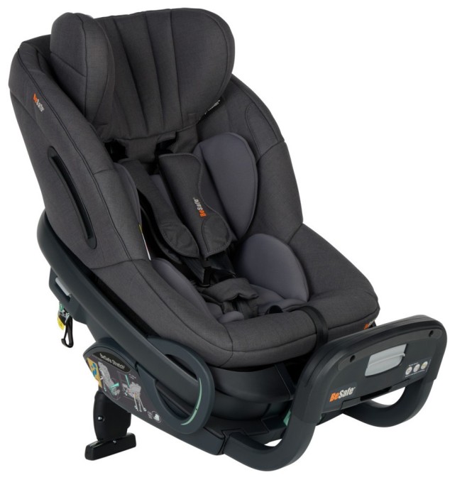 BESAFE STRETCH 2 fotelik RWF 61-125 cm | Dark Grey Melange 