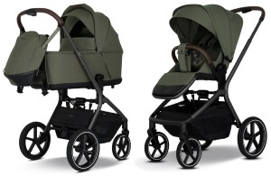 MY JUNIOR MAVI wózek głęboko-spacerowy | Olive Green
