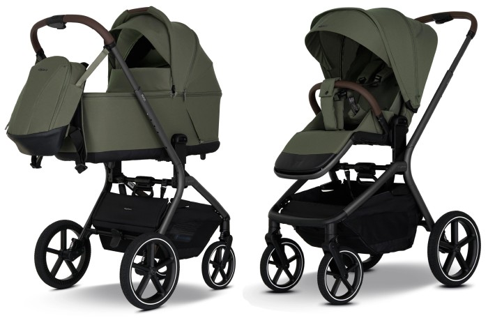 MY JUNIOR MAVI wózek głęboko-spacerowy | Olive Green