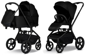 MY JUNIOR MAVI wózek głęboko-spacerowy | Pure Black