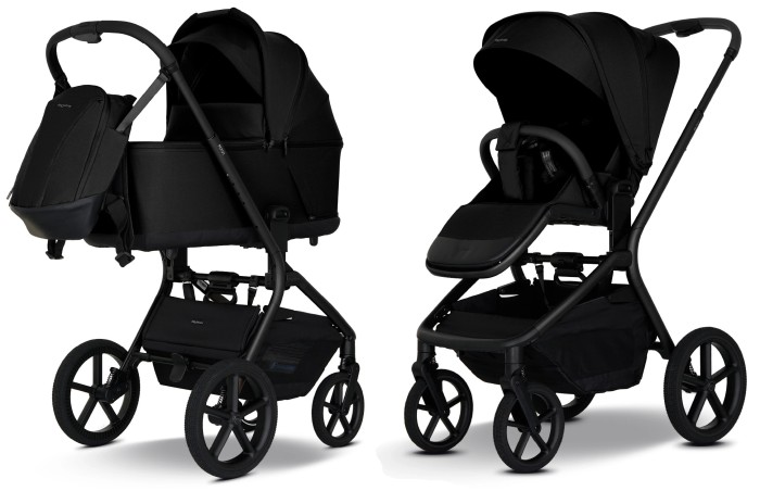 MY JUNIOR MAVI wózek głęboko-spacerowy | Pure Black