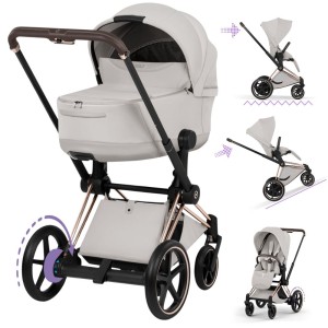 CYBEX ePRIAM 5.0 wózek 2w1 | Style City Grey