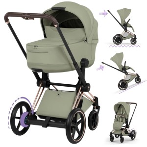 CYBEX ePRIAM 5.0 wózek 2w1 | Style Sage Green