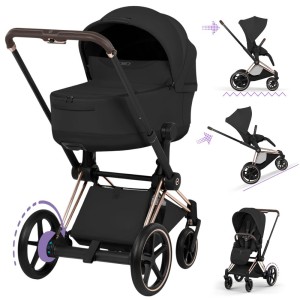 CYBEX ePRIAM 5.0 wózek 2w1 | Style Sepia Black
