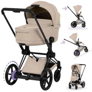 CYBEX ePRIAM 5.0 wózek 2w1 | Comfort Cozy Beige