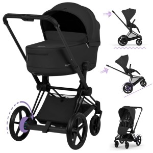 CYBEX ePRIAM 5.0 wózek 2w1 | Comfort Sepia Black / Matt Black