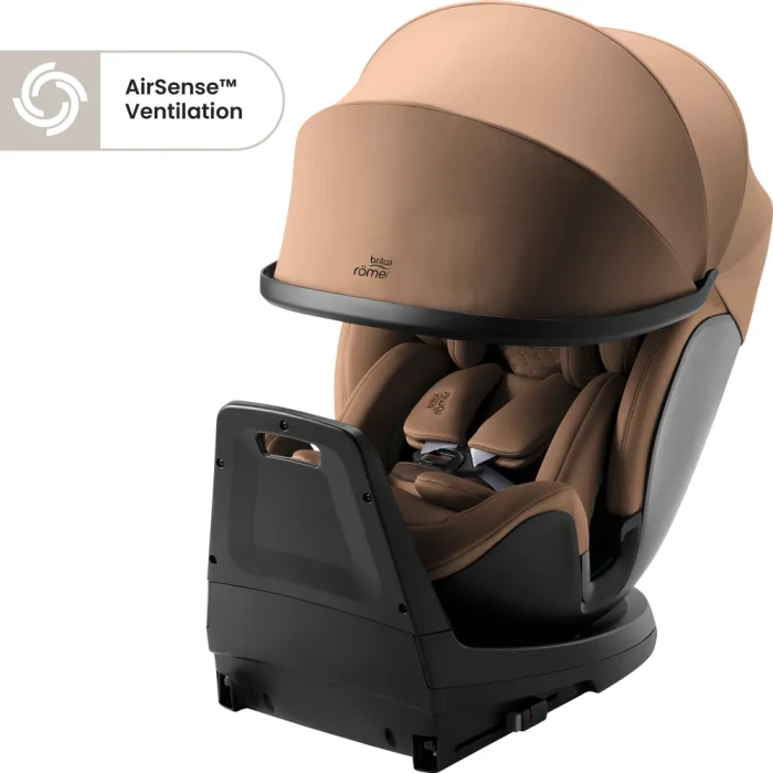 Britax Romer Swivel-Grow Max Air fotelik obrotowy z wentylacją | Warm Caramel