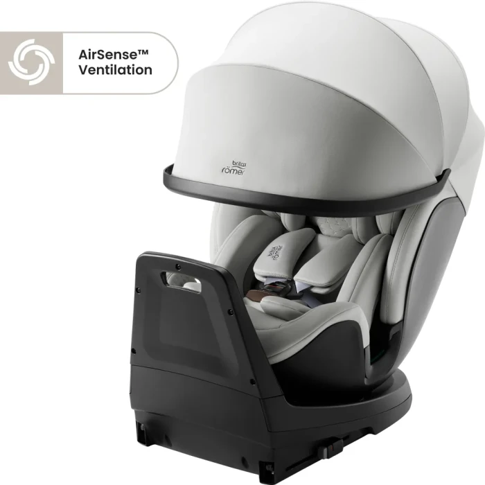 Britax Romer Swivel-Grow Max Air fotelik obrotowy z wentylacją | Linen Grey