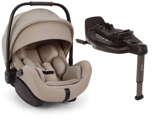 NUNA ARRA FLEX fotelik dla noworodka | wysuwana baza ISOFIX CURV | Chateau