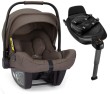 nuna pipa next - fotelik samochodowy dla noworodka - zestaw z bazą ISOFIX - kolor chestnut - widok pod skosem