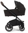 nuna mixx next - wózek dziecięcy 2w1 - kolor caviar v2 - wersja głęboka - widok od boku