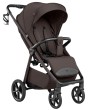 dziecięcy wózek spacerowy - carrello bravo lite deluxe - kolor supreme brown - widok pod skosem