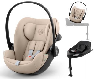 Cybex Cloud G3 fotelik dla niemowlaka z bazą ISOFIX | Almond Beige 