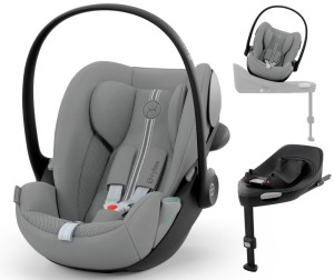 Cybex Cloud G3 fotelik dla niemowlaka z bazą ISOFIX | Stone Grey Plus