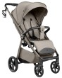 dziecięcy wózek spacerowy - carrello bravo lite deluxe - kolor oak beige - widok pod skosem