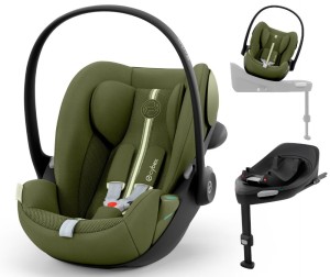 Cybex Cloud G3 fotelik dla niemowlaka z bazą ISOFIX | Moss Green Plus