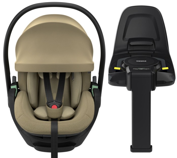 THULE MAPLE fotelik dla noworodka | baza ISOFIX ALFI | Faded Khaki
