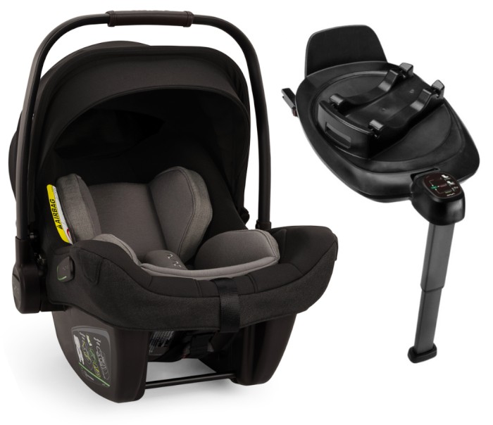 NUNA PIPA NEXT fotelik dla noworodka | Caviar | Baza ISOFIX