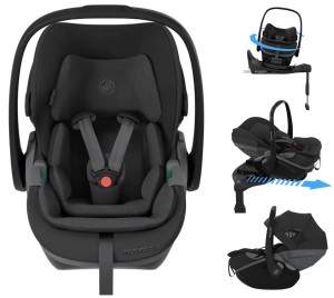 Maxi-Cosi Pebble Slide Pro z wysuwaną bazą ISOFIX | Onyx Black