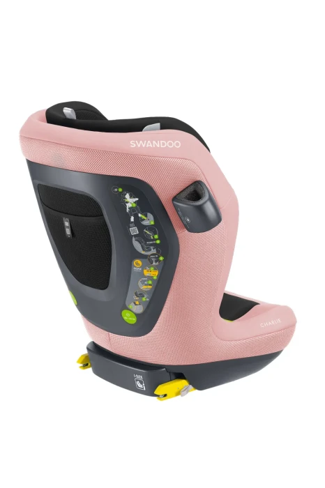 Swandoo Charlie Positive Pink - wygodny fotelik dla 4 latka