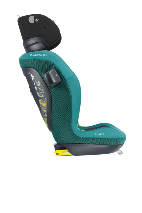 Swandoo Charlie Tranquil Teal - bezpieczny fotelik dla 4 latka